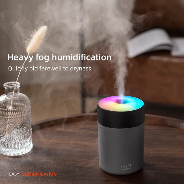 300ml H2O Air Humidifier Portable Mini USB Aroma